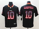 Nike 49ers 10 Jimmy Garoppolo Black USA Flag Fashion Color Rush Limited Jersey,baseball caps,new era cap wholesale,wholesale hats